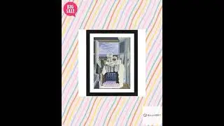 life in front of a window at Saint Raphael Painting With Wood Photo Frame (Multicolor)