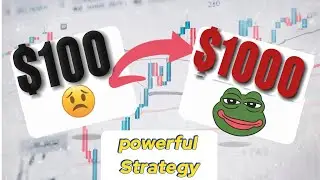 $100 to $1000 using Support & Resistance Strategy | #forex #trading #forextrading