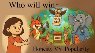 The Forest Election | Moral Story for Kids | Fun Animal Cartoon with Life Lesson