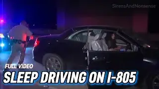 Woman Passed Out on Freeway as Car Starts Rolling | Police Step In