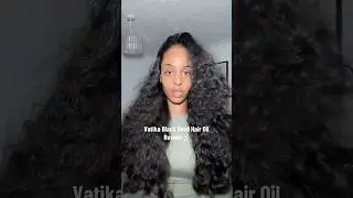 Vatika Black Seed Hair Oil Review🫧. #haircareroutine #curlyhair #explore #naturalhair #healthyhair