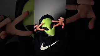 3D Printed Alien Mask #3dprinting #mask #todoslab Designed by REXUU