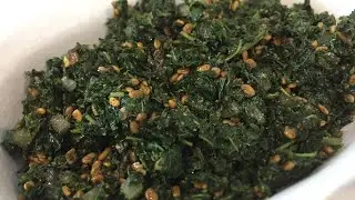 Wild Spinach (garden bhaji) recipe - Gujarati style