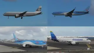 Arrecife Lanzarote Airport Plane Spotting | Incl: TUIfly 767-300 | 29th February 2024