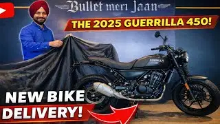 Royal Enfield Guerrilla 450 Purchased 😍 | New Bike Delivery & First Look