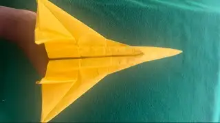 Make a Paper Jet That Flies Like a Real Plane ✈️🔥