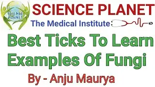 Best Mnemonics To Learn Examples Of Fungi ll NEET ll By- Anju Maurya