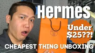 HERMES Cheapest Thing Unboxing | Under $25???! | Carlo&Seb