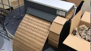 Recycle your waste cardboard into flexible packaging with our table top shredder machine.