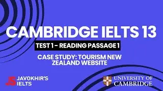 Case study: Tourism New Zealand website | Cambridge IELTS 13, Test 1 Reading Passage 1