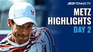 Murray Battles Humbert; Khachanov, Muller & Simon In Action | Metz 2021 Day 2 Highlights