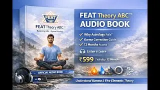Feat Theory ABC Audio Book Journey| First audio book 🎧 in Numerology, Astrology #feattheoryabc 