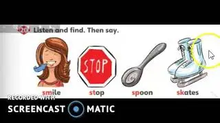 Phonics: sm, st, sp and sk