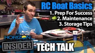 RC Boat Basics - Horizon Insider Tech Talk