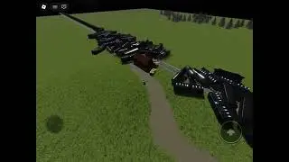 Super 8 train crash in Roblox 