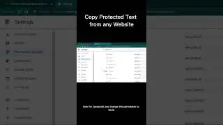 Copy Protected Text from any Website - Part 1 #shorts