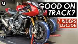 7 райдеров оставляют отзыв о Triumph Speed ​​Triple 1200 RR на трассе!
