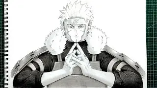 How to draw Tobirama Senju from Naruto series | shading tutorial