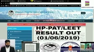 HP-PAT Result (01/06/2019) // PAT-LEET Result
