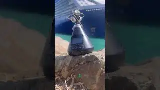 Island Soundscape at Caribbean Cruise Port #ImmersiveAudio #FieldRecording 🌊🎤 #Travel #Ambience