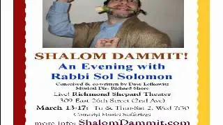 Shalom Dammit's Rabbi Sol Solomon on WVTL's Bob Cudmore Show, 3/6/12
