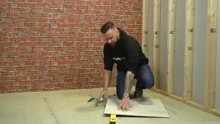 Cutting Hardie&reg; Backer 6mm: Score & Snap thin edges