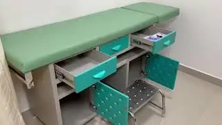 OPD Couch, Patient Examination Table with Storage, Premium Examination Tables,