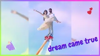 Fly with Dongxu, dream came true | Flyboard waltz  #waterwaltz #dance #水上华尔兹 #romance #fairytale