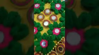#woolenflower #wallhangingcraft  #walldecor #handmadecrafting #flowercrafting #wallhangingdecor