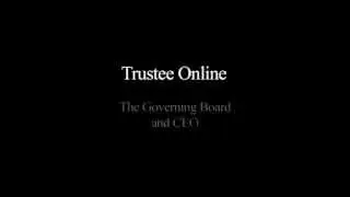 The Governing Board and the CEO