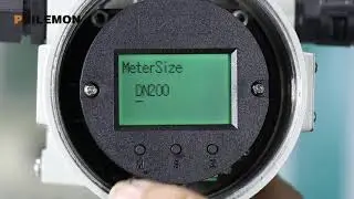 Vortex flow mere diameter and K factor setting