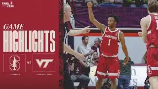 Highlights: Stanford Men's Basketball at Virginia Tech (1/7/26)