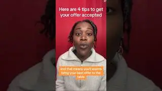 Here are 4 tips to get your offer accepted! #offeraccepted #buyingahouse #firsttimehomebuyer