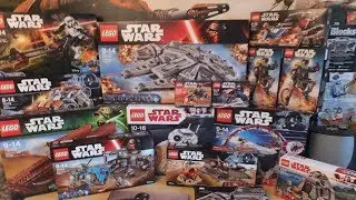 HUGE Lego Star Wars Christmas haul 2017 (The Last Jedi and more!)