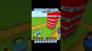 MINECRAFT WEIRD FUNNY LOGIC 😂 WAIT FOR IT 😅 #minecraft #minecraftshorts #shorts #gaming #trending