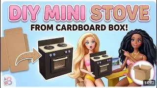 A stove for my doll #barbie#dollsboutique #doll#barbiedoll#toy#diy#dollhouse#craft#mydoll#stove#fyp 