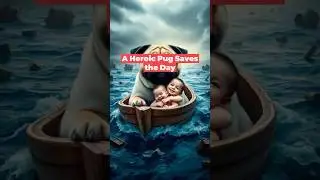 A Heroic Pug Saves the Day #DogRescue #AnimalHero #FeelGoodStory #PugPower #shorts #hero