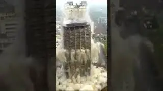 Control Building Demolition Sounds #humming #sound #shorts