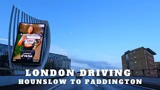 Driving in London | Hounslow to Paddington, via Ealing, Park Roayal, Hanger Lane