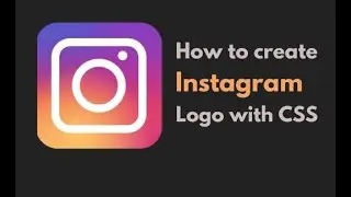 How to create Instgram logo with css