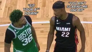 *UNSEEN* Jimmy Butler Tells Marcus Smart That &ldquo;He Isn&rsquo;t Scared&rdquo; After Saying: &ldquo;Sit Your A** Down&rdquo;👀