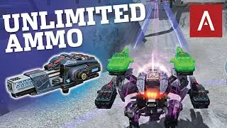 War Robots Test Server - NEW Medium Energy Weapon &ldquo;Atomizer&rdquo; Has UNLIMITED Ammo! | WR Gameplay
