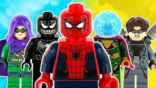 I Built Every LEGO SPIDER-MAN Movie Villain&hellip;