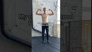 2-Year natural transformation - Skinny to Muscle #motivation