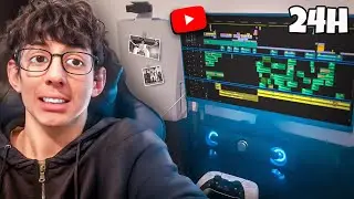 24H Dans La VIE D'un Petit YOUTUBEUR ! 🔥 (Vlog)