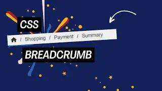 How to create Breadcrumb using HTML and CSS