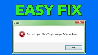 How To Fix 7-Zip Cannot Open File as Archive Error
