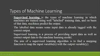 Introduction to Machine Learning