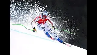 Thomas Dre&szlig;en gewinnt 2018 Abfahrt auf der Streif in Kitzb&uuml;hel