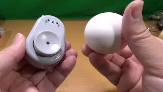 【100均】これは便利！卵穴あけ器でゆで卵の殻が剥きやすい